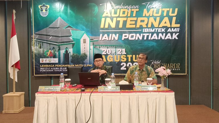 HARI PERTAMA BIMTEK AMI IAIN PONTIANAK DIPANDU OLEH YUSUF NALIM DENGAN PEMBAHASAN MATERI KRITIS TERKAIT AUDITOR