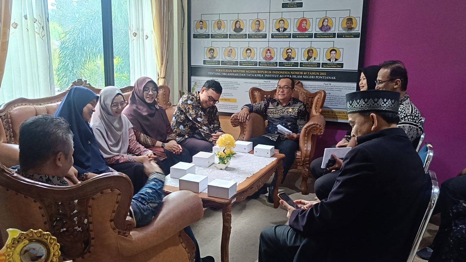 Kunjunggan LPM UNISSAS ke LPM IAIN Pontianak_4