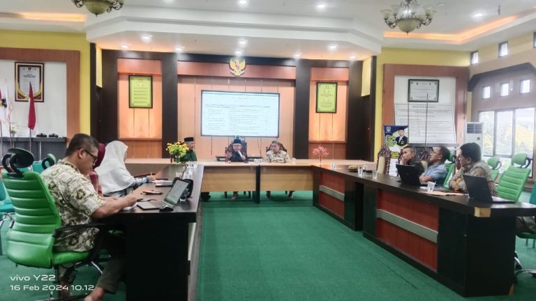 RAPAT PEMBAHASAN PERKIN REKTOR: AGENDA STRATEGIS UNTUK PENYUSUNAN RENCANA KINERJA IAIN PONTIANAK 2024