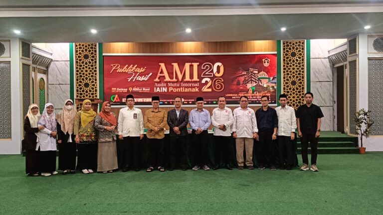 PUBLIKASIKAN HASIL AMI 2026, LPM IAIN PONTIANAK TEKANKAN TINDAK LANJUT TEMUAN UNTUK PENINGKATAN MUTU