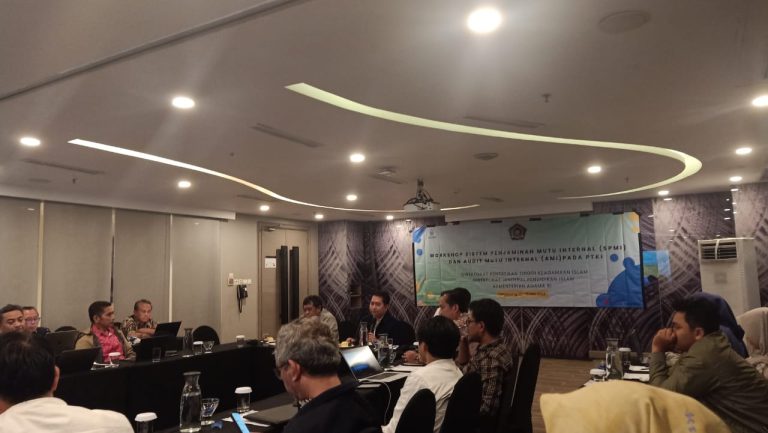 PROF. DR. M. EDI KURNANTO HADIRI WORKSHOP SISTEM PENJAMINAN MUTU INTERNAL (SPMI) DAN AUDIT MUTU INTERNAL (AMI) PTKI DI TANGERANG