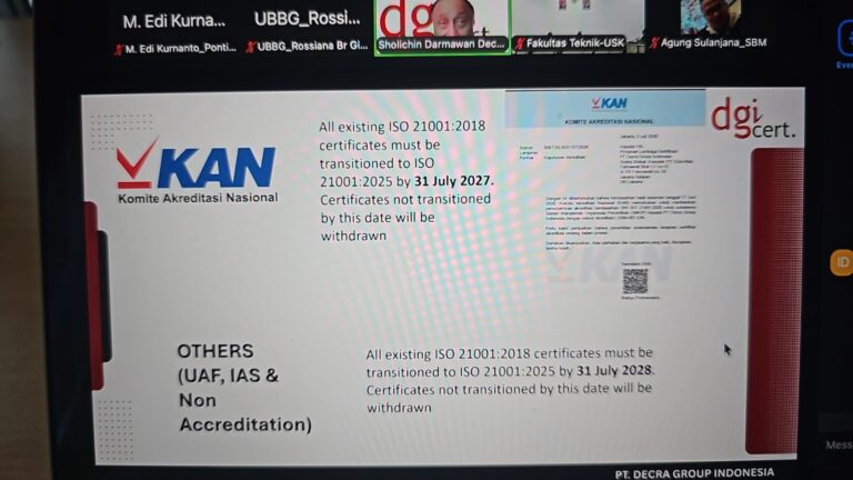 LPM IAIN PONTIANAK TINGKATKAN KOMPETENSI MELALUI PELATIHAN TRANSISI ISO 21001:2018 KE ISO 21001:2025